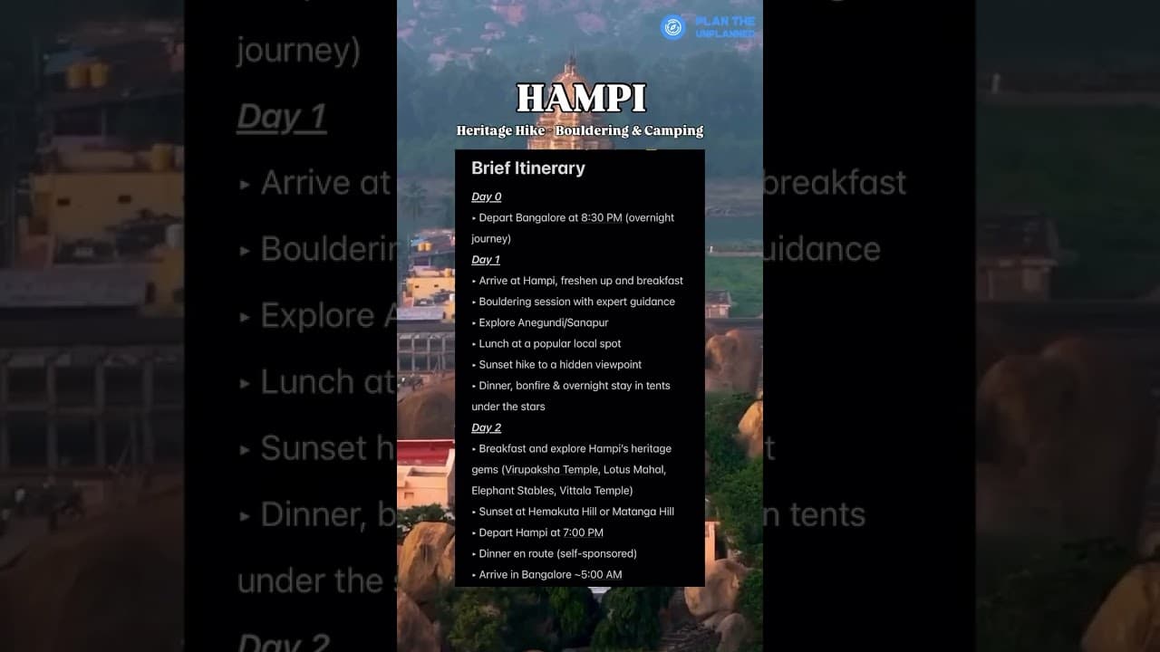 Plan the Unplanned