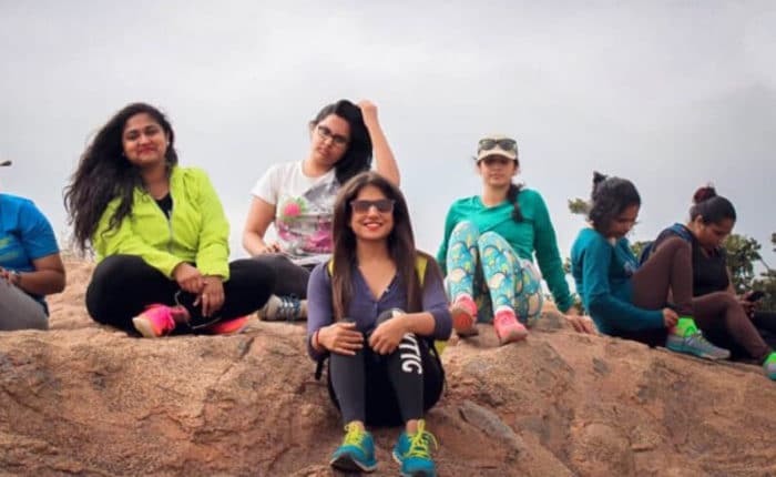 A celebration of Womanhood!Women only trek to Makalidurga hill celebrate Womanhood
